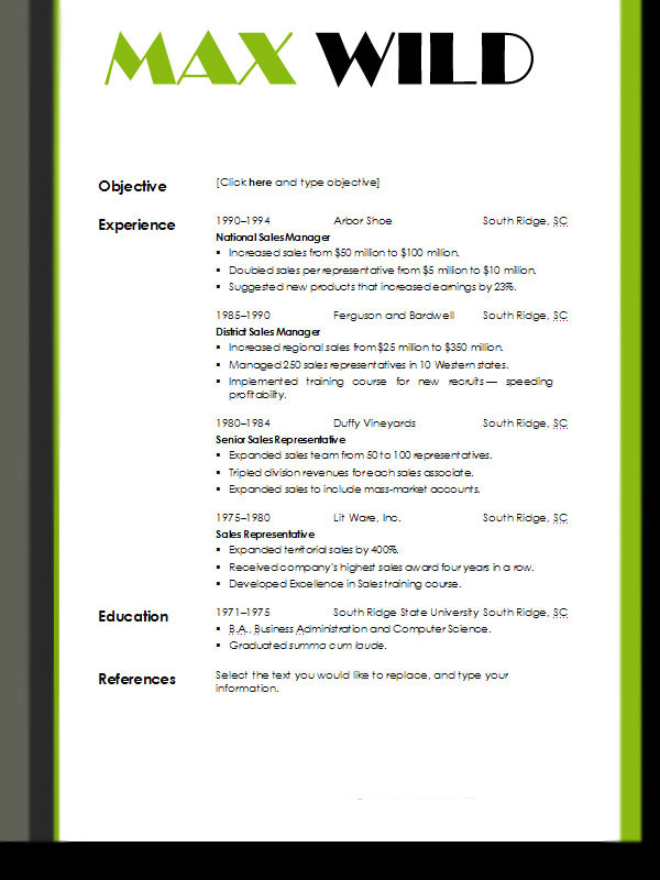 best resume template 2023