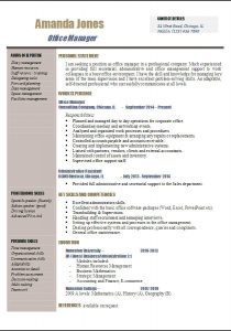 Office manager resume samples 2023